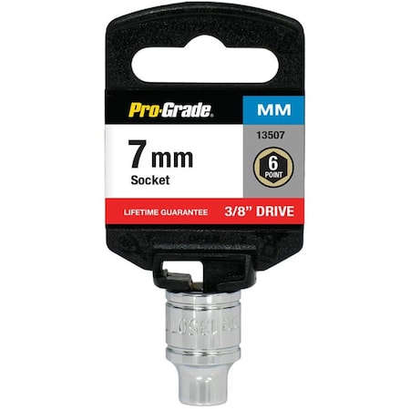 Cromo 7 mm x 0.37 in. Drive 6 Point Socket CR3309934